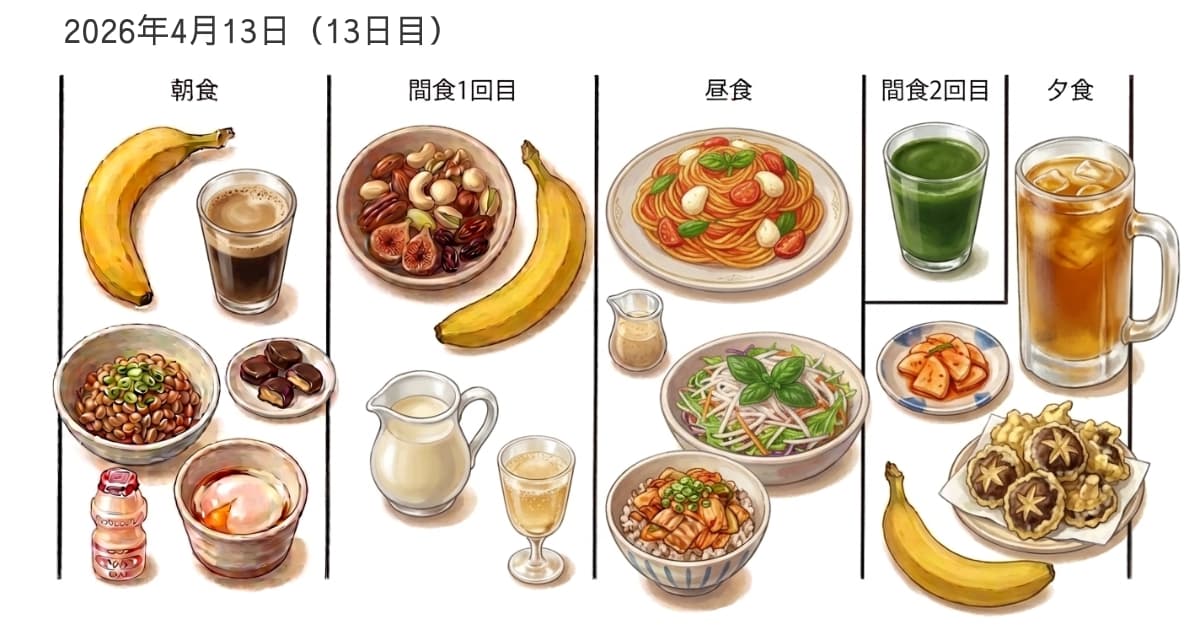 2026年4月13日の食事内容