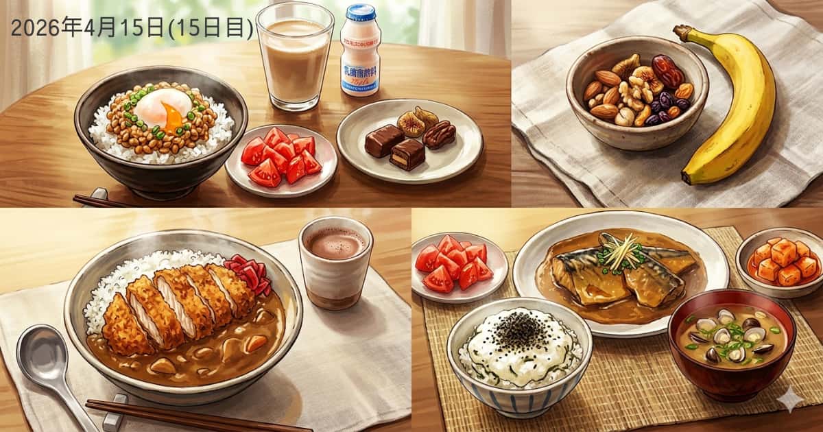 2026年4月15日の食事内容