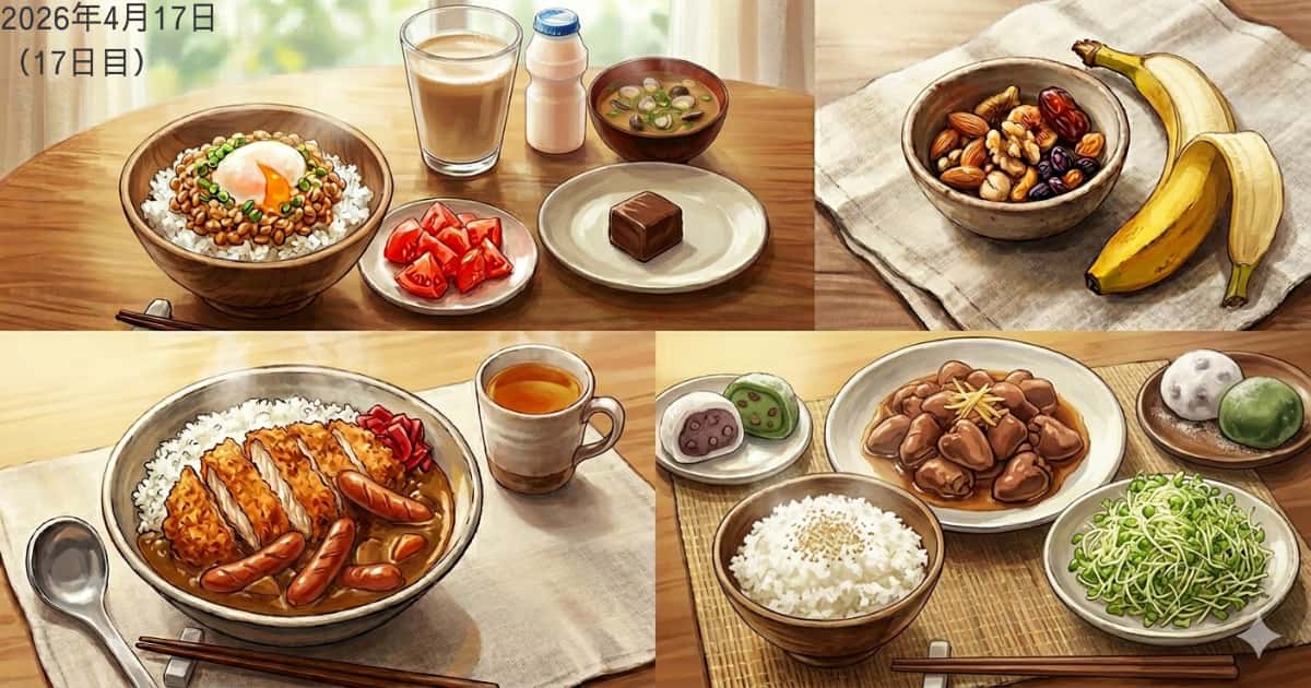 2026年4月17日の食事内容