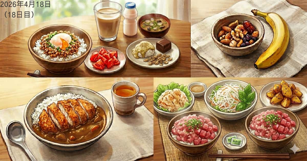 2026年4月18日の食事内容