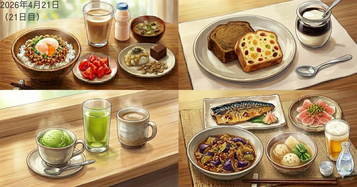 2026年4月21日の食事内容