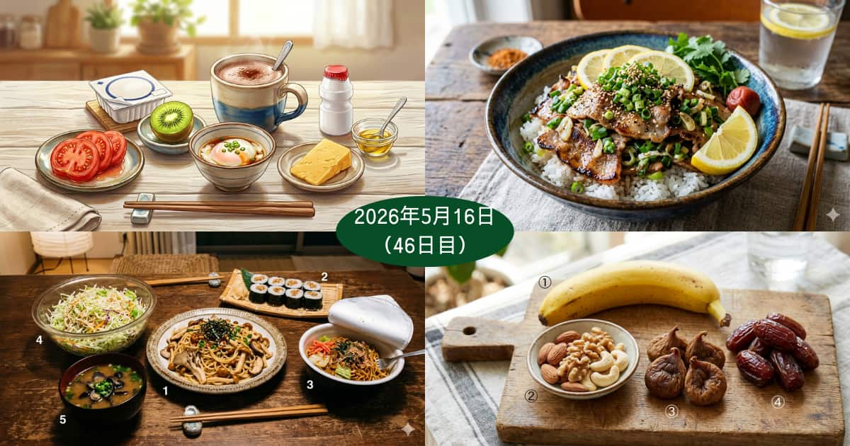 2026年5月16日の食事内容