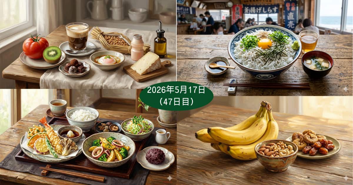 2026年5月17日の食事内容