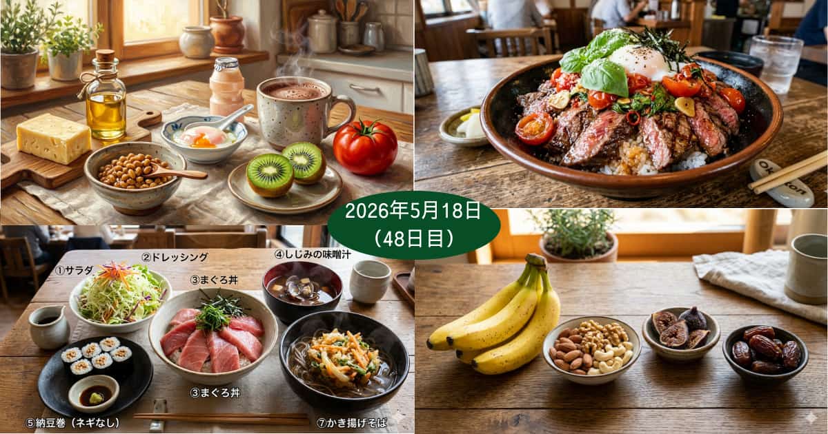 2026年5月18日の食事内容