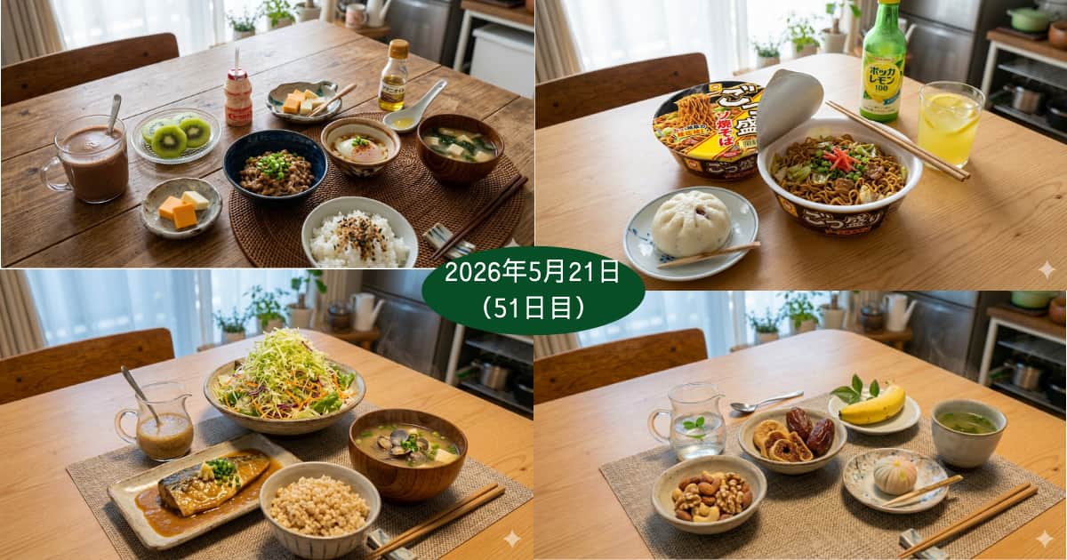 2026年5月21日の食事内容